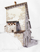 casa rurale Italia Emilia-Romagna, Roncorozzo casa torre con pollaio e porcile