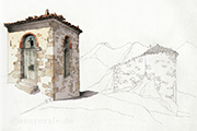case borghi rurali, Toscana Montagna Pistoiese, Savignano campanile 