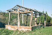 Landhäuser Bauernhöfe Italien Toskana, Landgut Carfalino - Montefoscoli, Hütte Schuppen