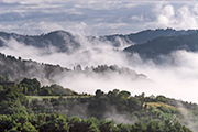 Landhäuser Italien, Landgüter Toskana, Panorama Montefoscoli Toiano