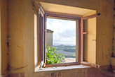 Toskana Bauernhaus, Blick in Landschaft