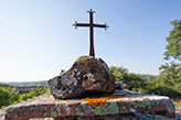 podere in  Chianti Toscana, crocefisso su una chiesa