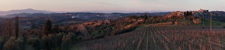 Landgut Vallaia mit Bauernhaus, Toskana Montefoscoli