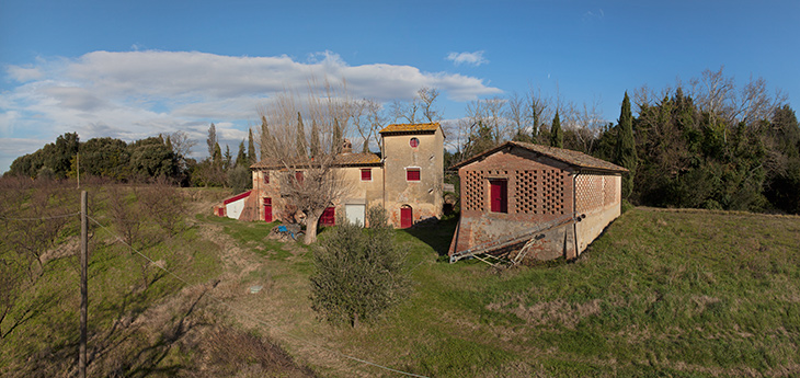 Landhaus Ferienhaus - Italien Toskana Montefoscoli, Bauernhof Torricchio II - Landhaus undScheune