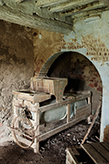 altes Bauernhaus Toskana, Maschine zur Getreidereinigung