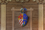 Wappen Del Vivo im Speisesaal