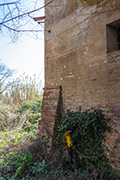 La Casetta Bauernhaus Architekturdetail Stützpfeiler