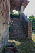 Bauernhaus Treppe, Landhaus Toskana, Podere Casanova