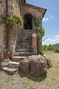 Landhaus Toskana Außentreppe 