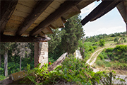 Loggia Bauernhaus Landgut Monzone Toskana