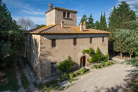 casa rurale toscana in vendita, vicino al paese, da ristrutturare